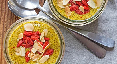 Pineapple Lucuma Chia Pudding