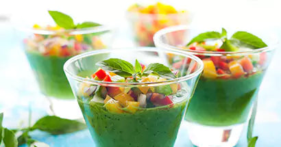 Green Gazpacho with Chlorella