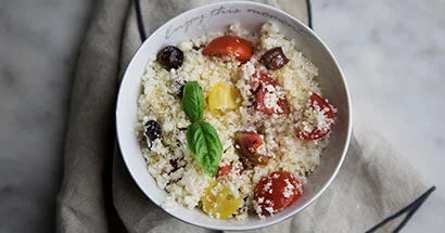 Mediterranean Cauliflower Couscous