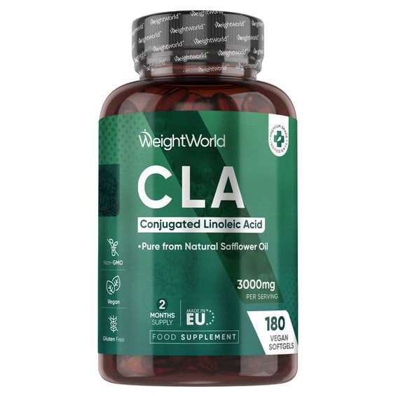 Bottle of WeightWorld CLA supplement